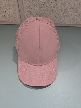 Melin Hydro A Game Performance Pink Mauve SnapBack Hat Cap Adjustable Mesh Back